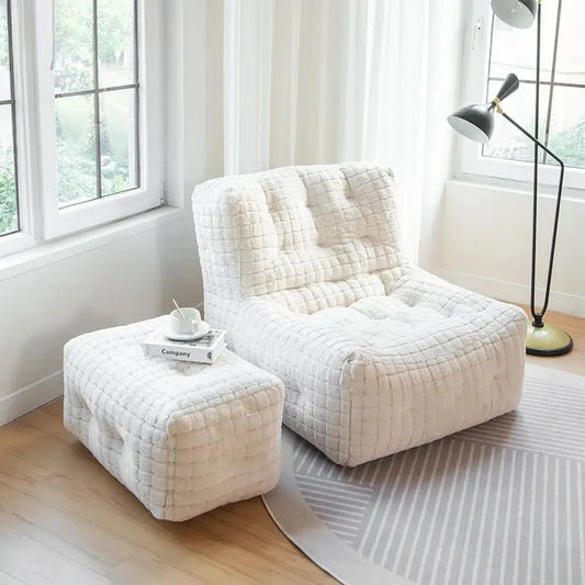 Vacuum Compression Sofa Tatami Backrest Home Living Room Bedroom Single Relaxing Comfortable with Backrest Sofa Sponge Filled from PriceLows™