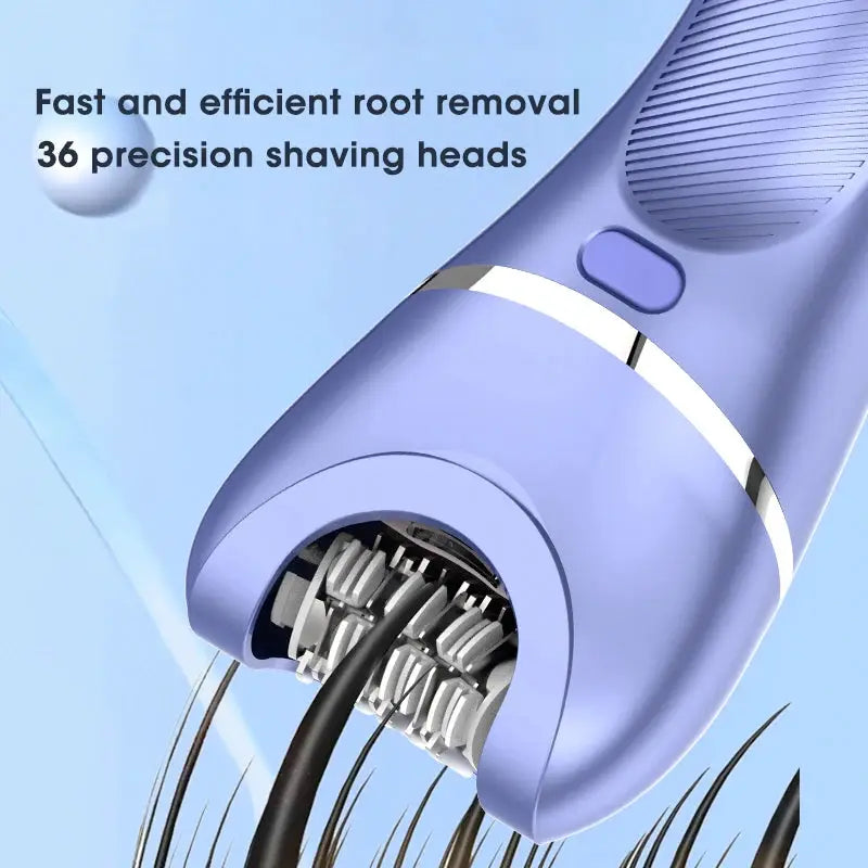 Women Multigroom Hair Epilator 90 Min Battery With Foot And Brush