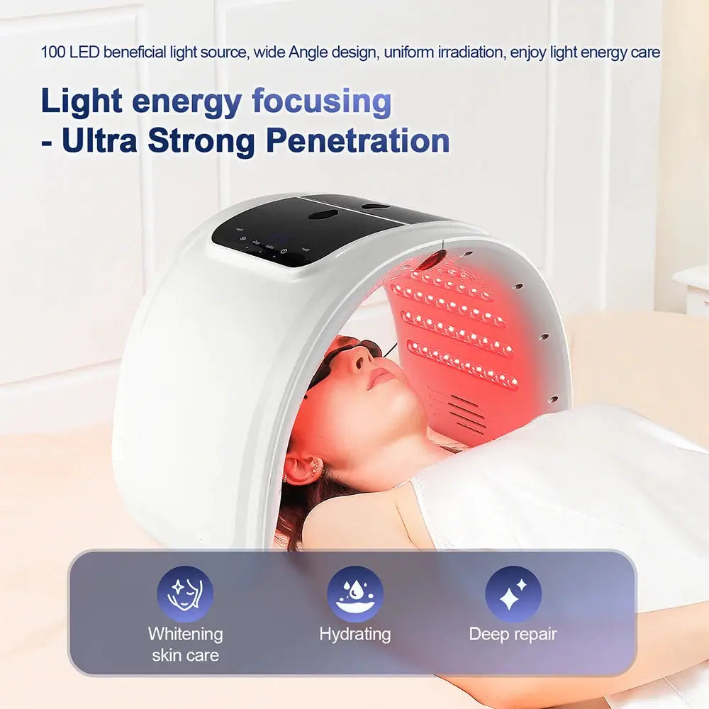 Professional 7 Colors PDT LED Mask Facial Red Light Therapy Skin Rejuvenation Device Face Lift Anti Wrinkle Beauty Machine from PriceLows™