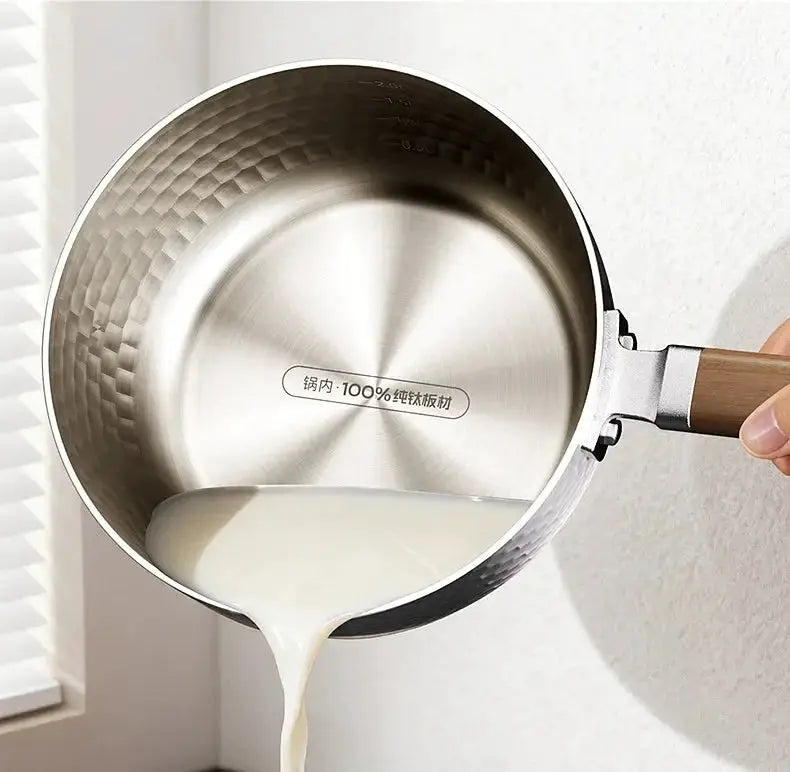 Titanium Noodle Pot | Pure Titanium | Uncoated | One Serving