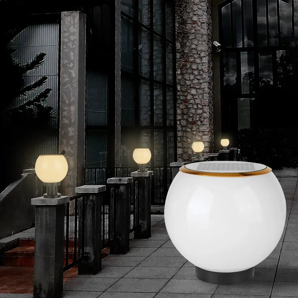 Waterproof Solar LED Bollard Light Outdoor Garden Yard Lawn Pillar Lamp from PriceLows™