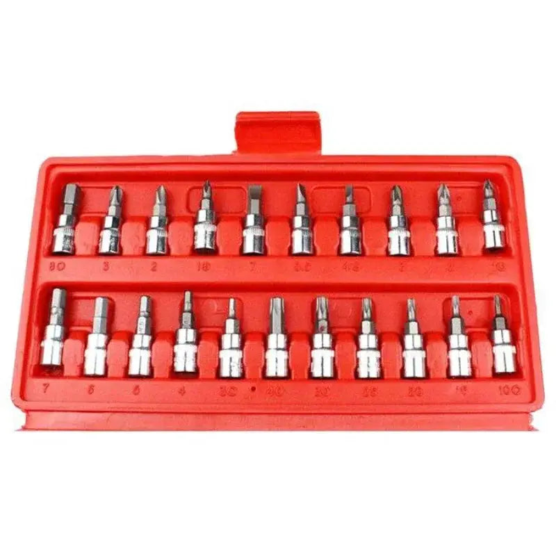 Krachtige 46pcs/set Carbon Steel Combination Set 1/4" Wrench Socket Spanner Screwdriver Household Motorcycle Car Repair Tool from PriceLows™
