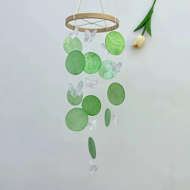 Butterfly Seashell Wind Chimes Garden Outdoor Indoor DIY Hanging Dream Catchers Kids Room Nursery Decoration Home Bedroom Decor from PriceLows™