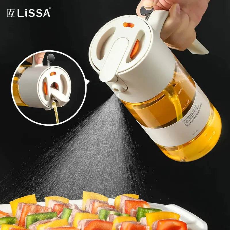 Glass Oil Spray Bottle | Atomized Spray | Leakproof