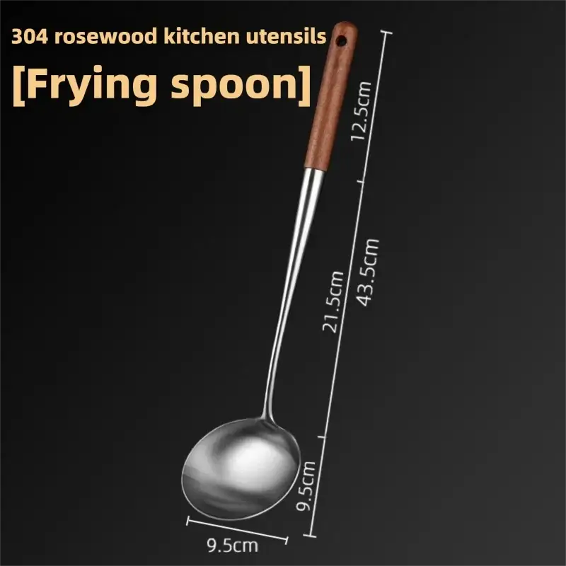 Kitchen Utensils Wok Spatula Iron and Ladle Tool Set Spatula for Stainless Steel Cooking Equpment Kitchen Accessories Essentials from PriceLows™