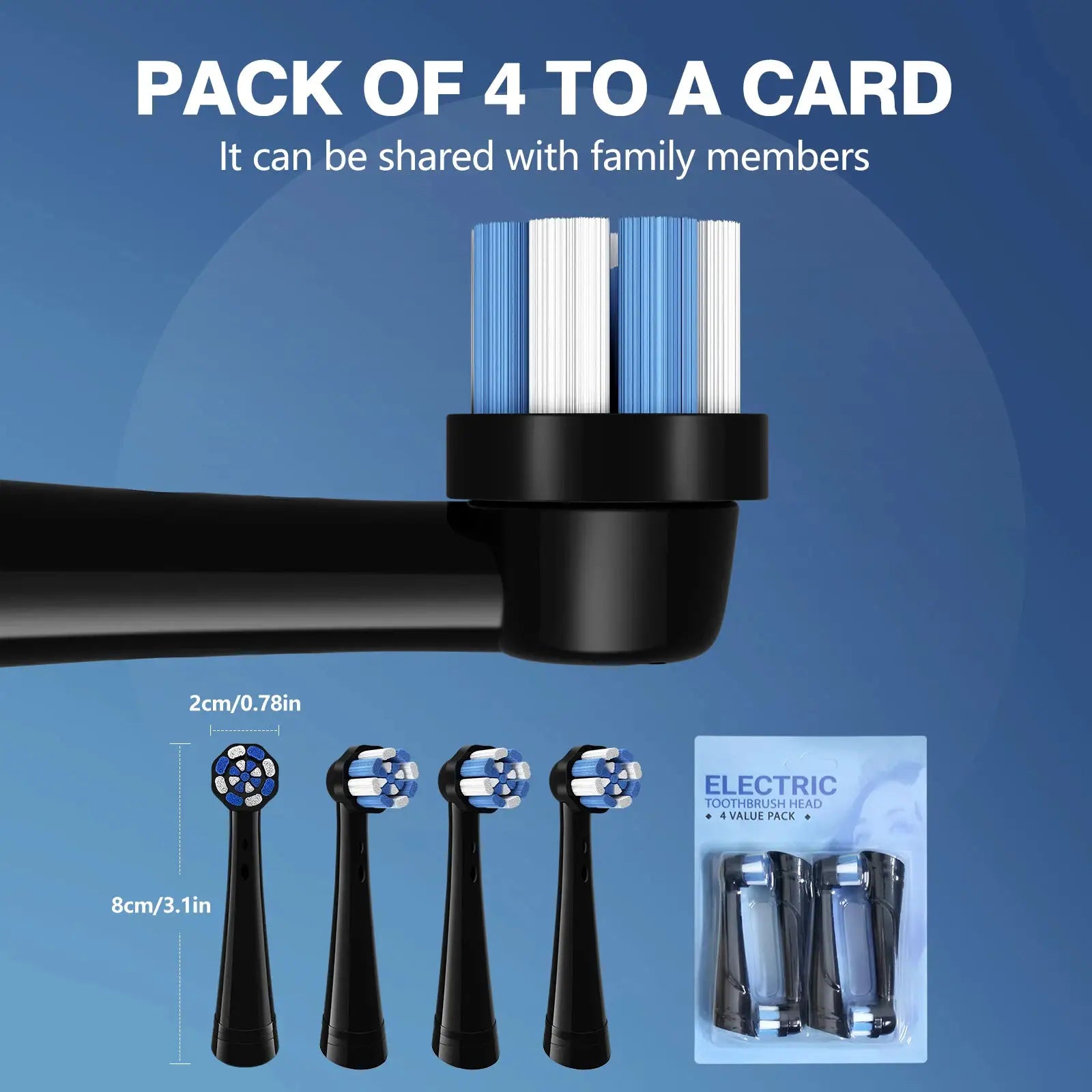 2026 new toothbrush replacement brush head, compatible with iO2/3/4/5/6/7/8/9/10 full series from PriceLows™