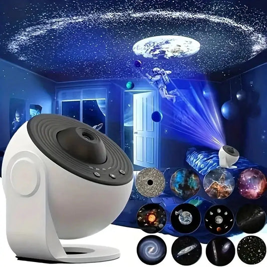 Galaxy Projector | 12 In 1 Cosmic Wonders | Starry Sky Projection | Standard