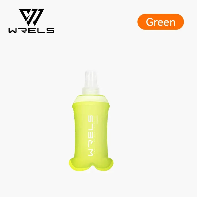 WRELS TPU Soft Folding Water Bottle BPA-Free Collapsible Flask Running Camping Hiking Travel Convenient Lightweight Water Bottle from PriceLows™