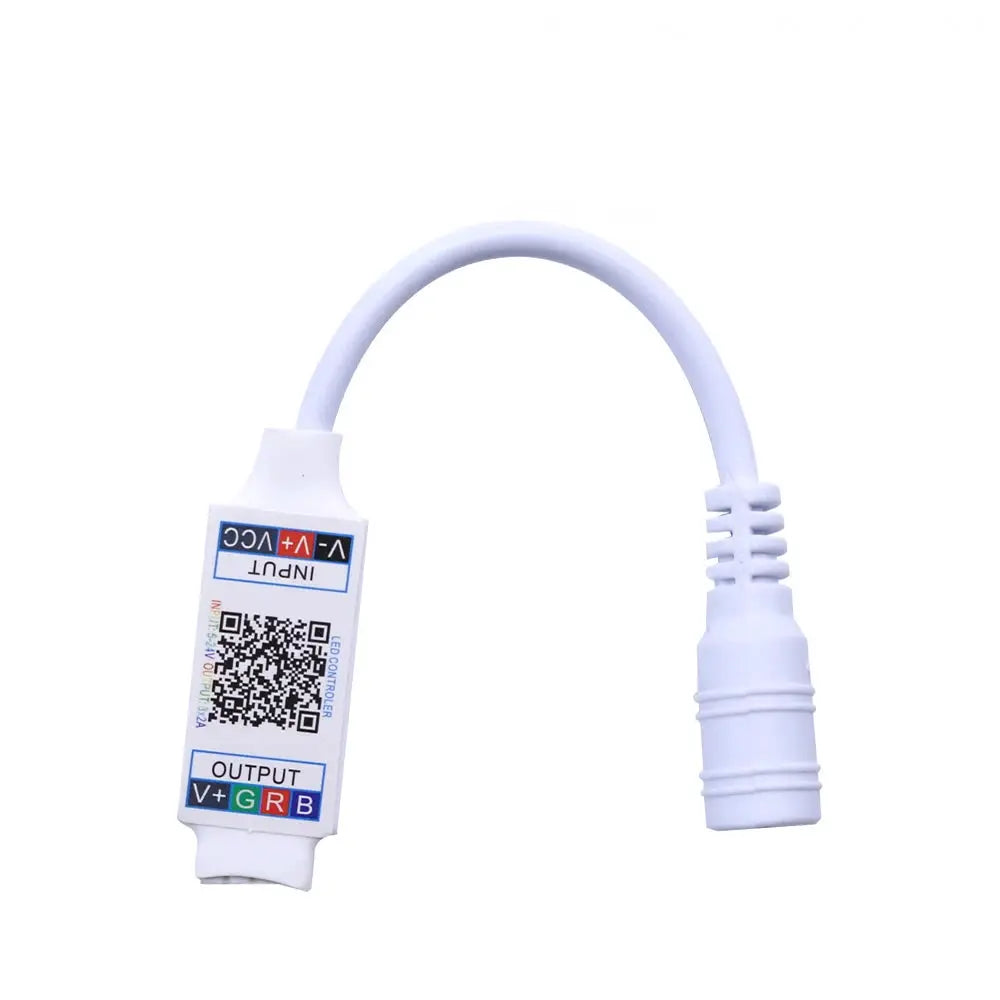 DC 5V 12V 24V Mini RGB Bluetooth Dimmer LED Controller Music Bluetooth Smart APP Controller Control For RGB LED Strip Light from PriceLows™