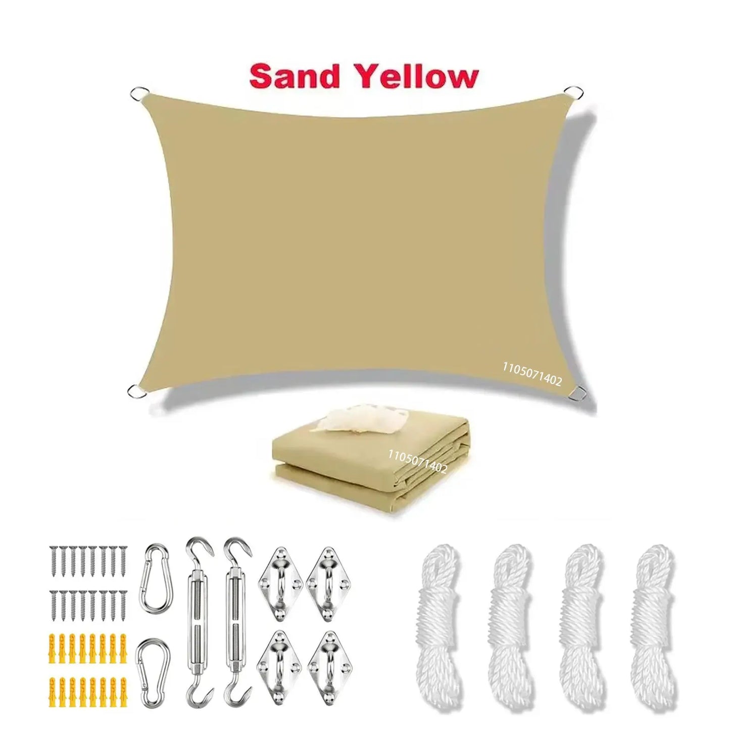 Oxford Sun Shade Sail | Waterproof Anti Uv | 3x3m And 4x5m Sizes