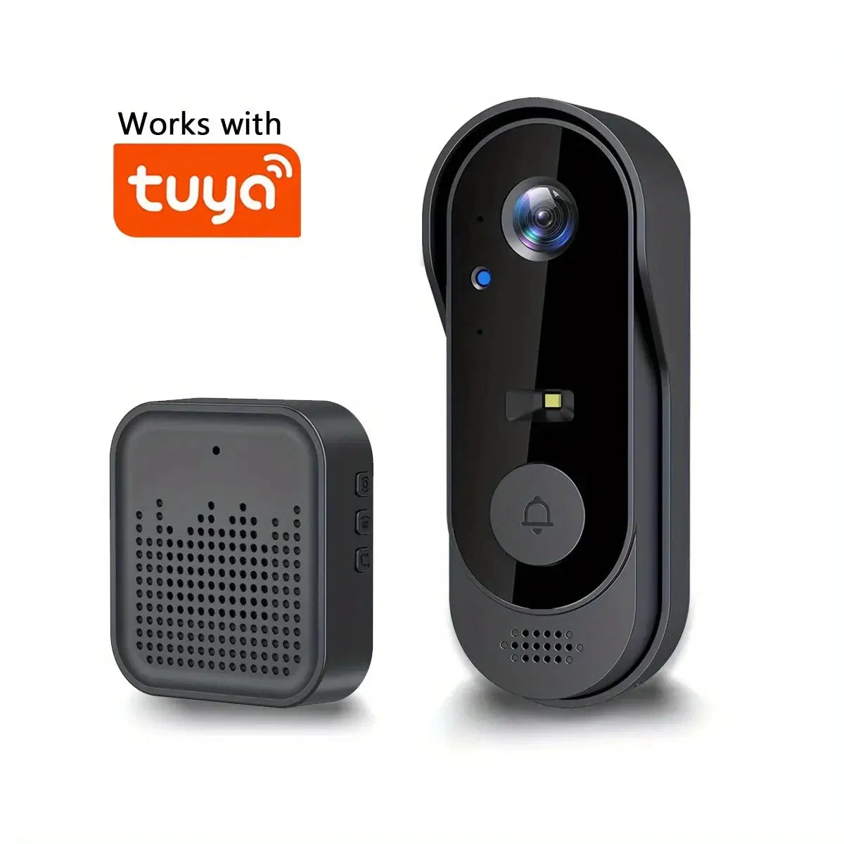Smart Video Doorbell | 1080p Hd | Wifi Enabled | Outdoor Waterproof