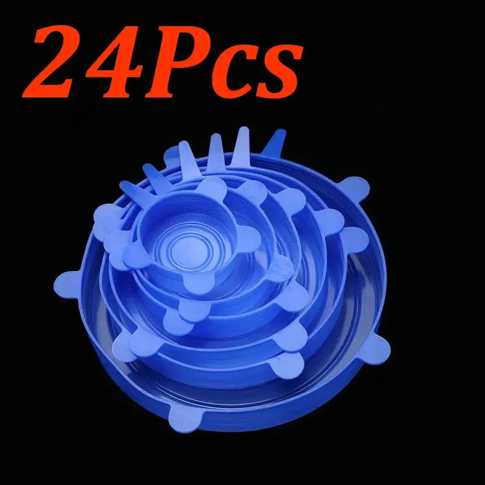 Silicone Stretch Lids | Food Grade | Reusable | Assorted Bowl Sizes