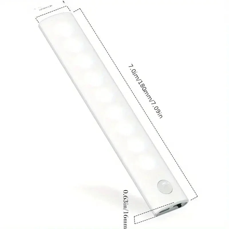 Under Cabinet Lights 1/3/5/6pcs, Motion Sensor Rechargeable Battery Operated 2 Colors LED Light for Closet, Kitchen, Bathroom from PriceLows™