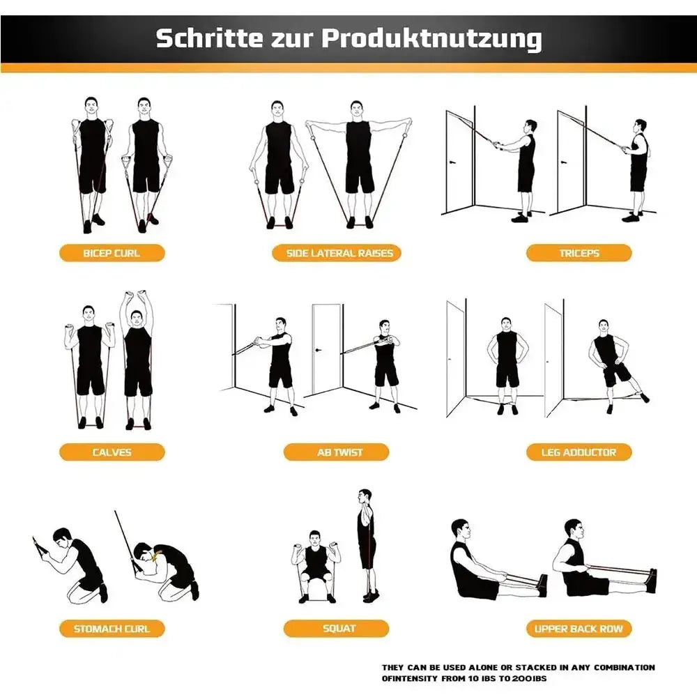 Resistance Bands Set | Adjustable Tension | Strength Training Rope