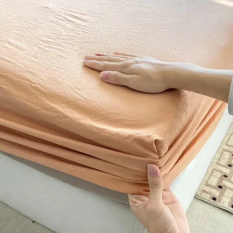 100% Cotton Fitted Bed Sheet With 360 Elastic Band Bedsheet Bedspread for Single Double King Queen Size Mattress Protector Cover from PriceLows™