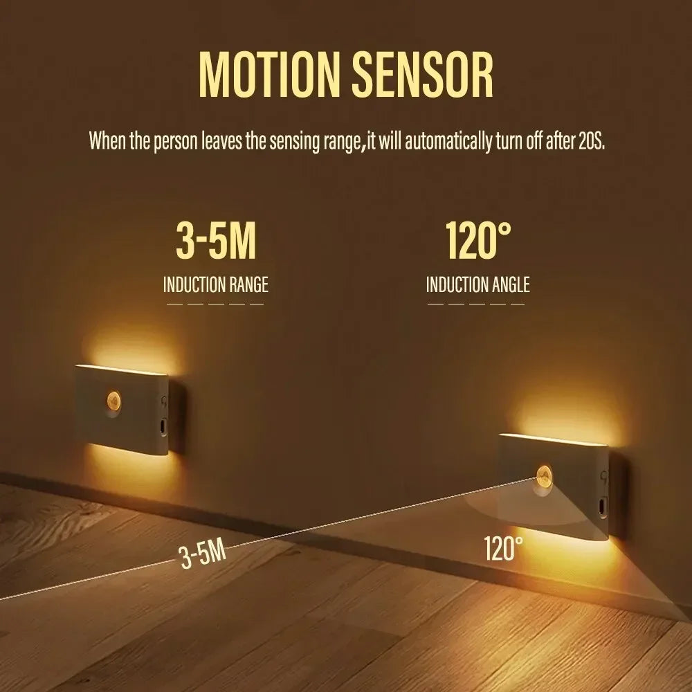 LED Induction Night Light | Wireless USB Charging | Motion Sensor