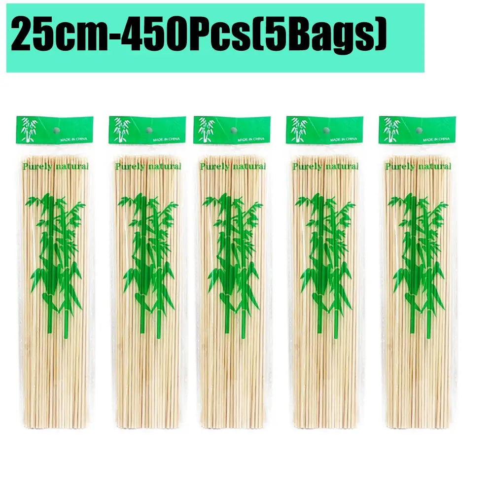 Bamboo Skewers | Natural Color | 15/20/25/30cm | 80-90 Pcs Pack