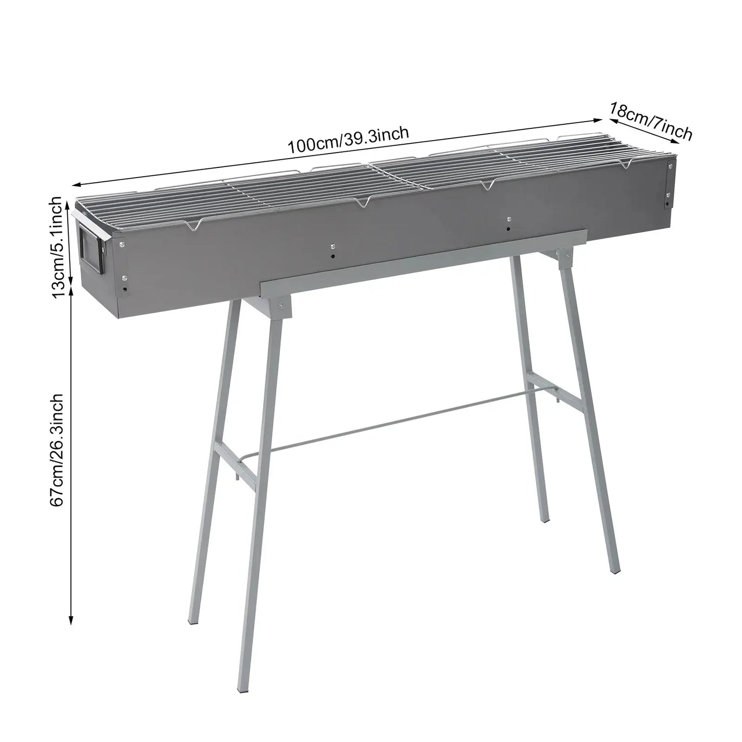 Portable BBQ Grill Folding Camping Barbecue Grill Charcoal Grills from PriceLows™