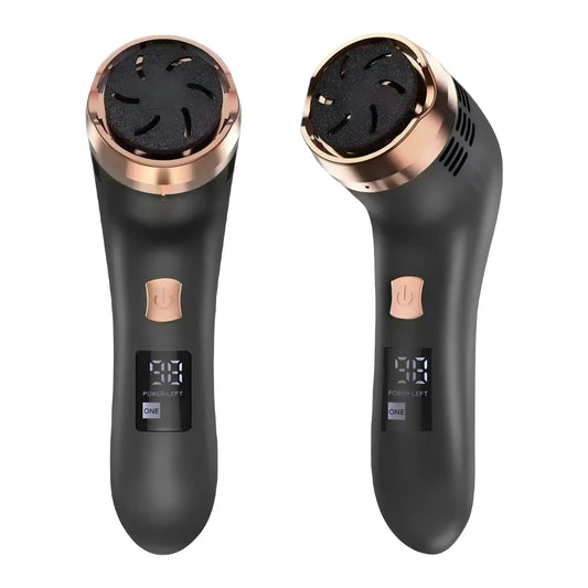 Rechargeable Foot Callus Remover Electric Pedicure Tool with Vacuum 6 Replaceable Heads USB Charging from PriceLows™
