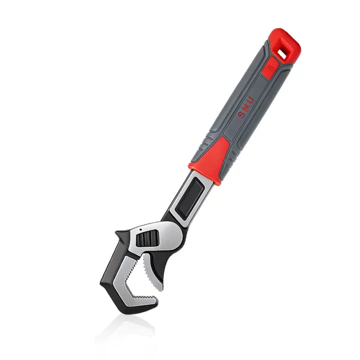 Adjustable Pipe Wrench Set Self-Tightening Jaw Multifunctional Spanner for Plumbing Automotive Home Repair with Storage Bag from PriceLows™