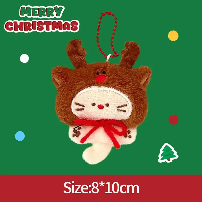 Hanging Plush Ornament | Santa Claus Snowman | Soft Touch Christmas Decoration