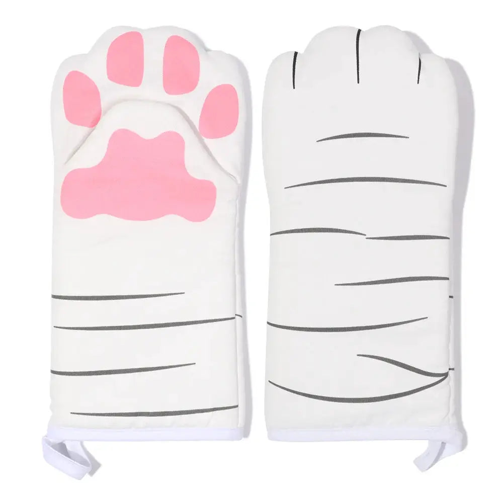 Oven Mitts | Non-Slip | Insulated Cotton | 30 x 13 cm