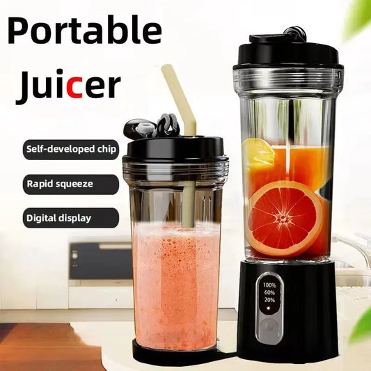 500ml Wireless Portable Juicer,USB Rechargeable Intelligent Juice Cup,Small Kitchen Blenders,Camping Mixer Ice Crusher,Healthy from PriceLows™