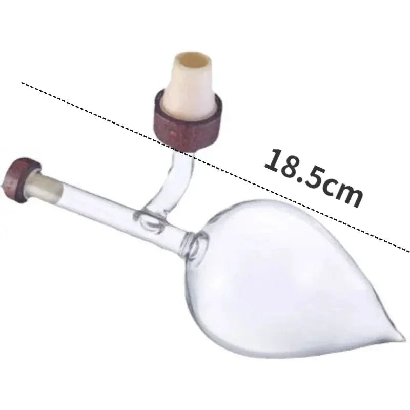 Round Peach Shaped Transparent Red Wine Aerator Portable Wine Bottle Pourer Quick Decanter Spout Glass Sobering Device from PriceLows™
