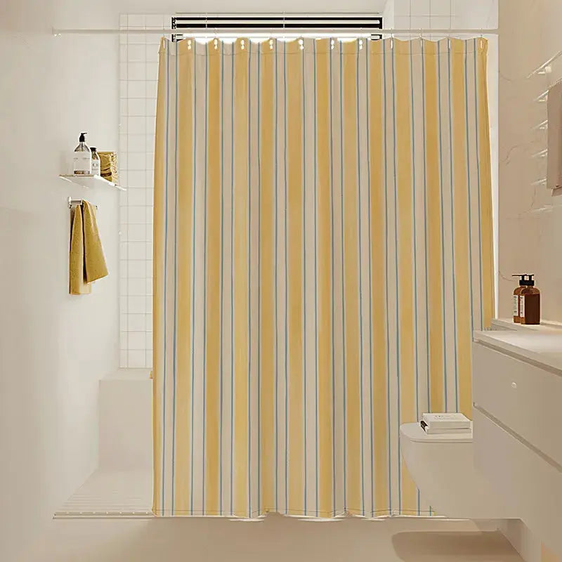 VIKAMA bathroom shower curtain blocking curtain, bath shower dry and wet separation, waterproof and mildew-proof Decor from PriceLows™