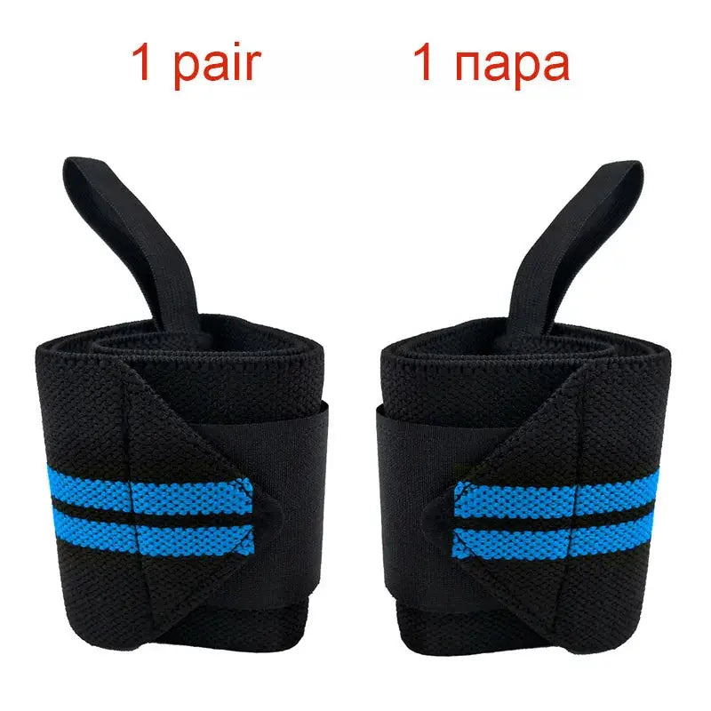 2 Pcs Wrist Wraps | Heavy Duty Support | Polyester Knit | Gym Fitness Crossfit