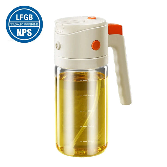 Oil Dispenser | 500ml Capacity | LFGB Certified Borosilicate Glass | Barbecue
