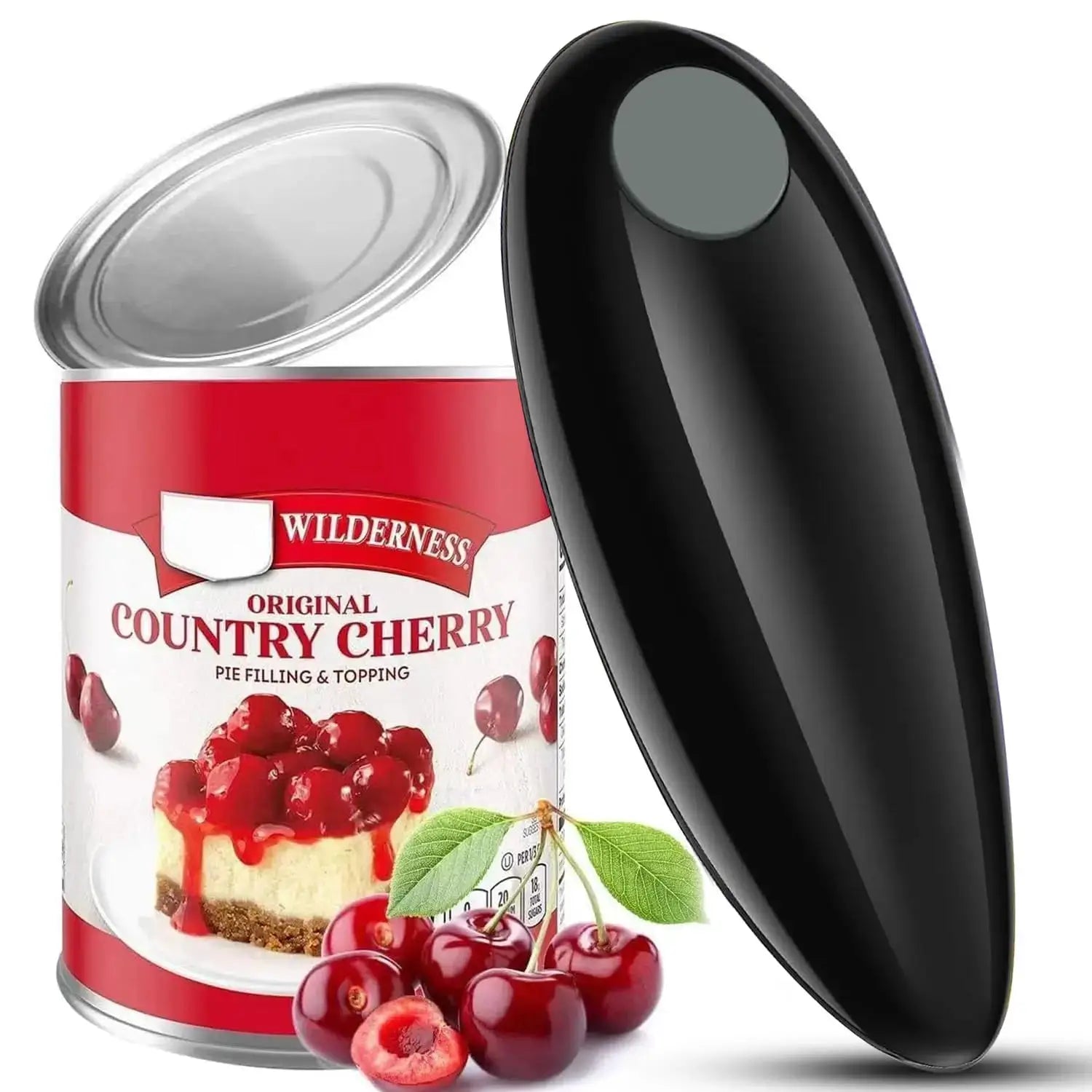 Electric Can Opener, Compact Cordless, Battery Powered (Requires 2 AA, Not Included) Disabled Hands, for Kitchen, Camping from PriceLows™