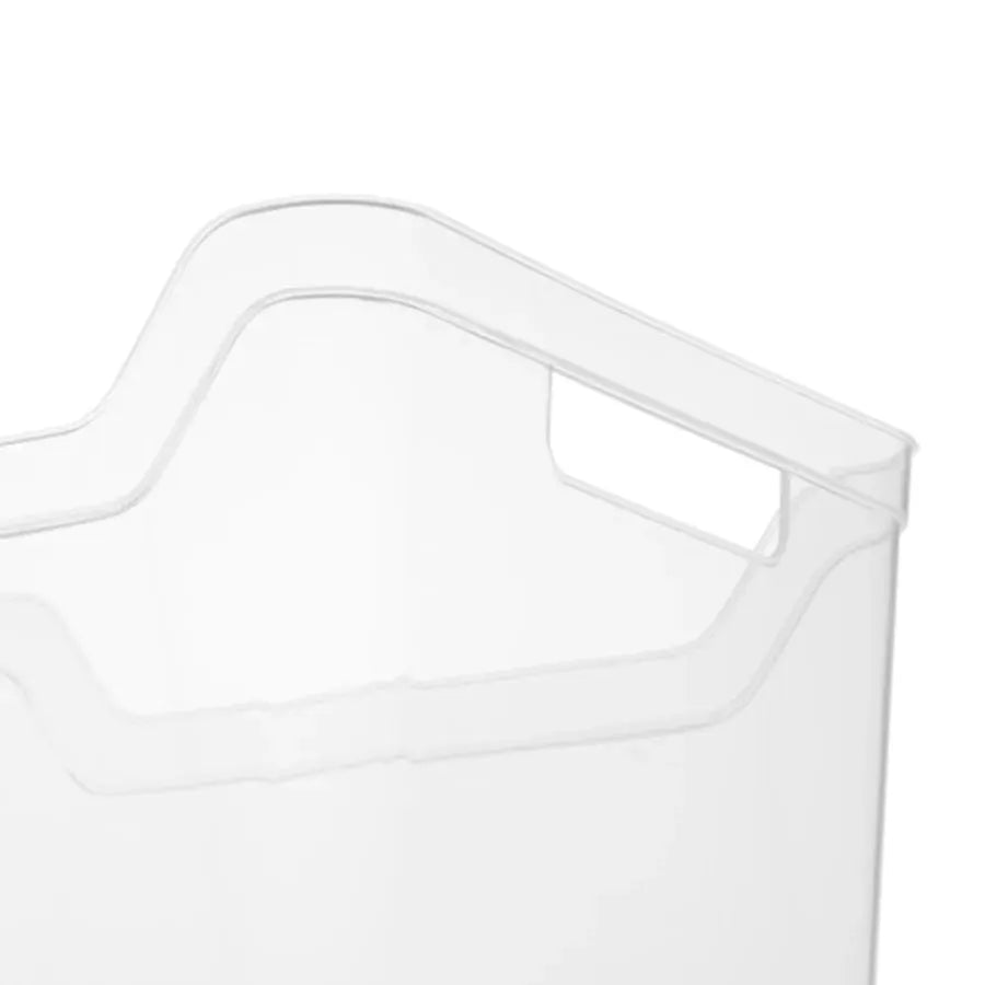 Wide Shelf Bin Set Clear Plastic Open Storage Containers for Home, Office Kitchen Organization Multi-purpose Stackable Organize from PriceLows™
