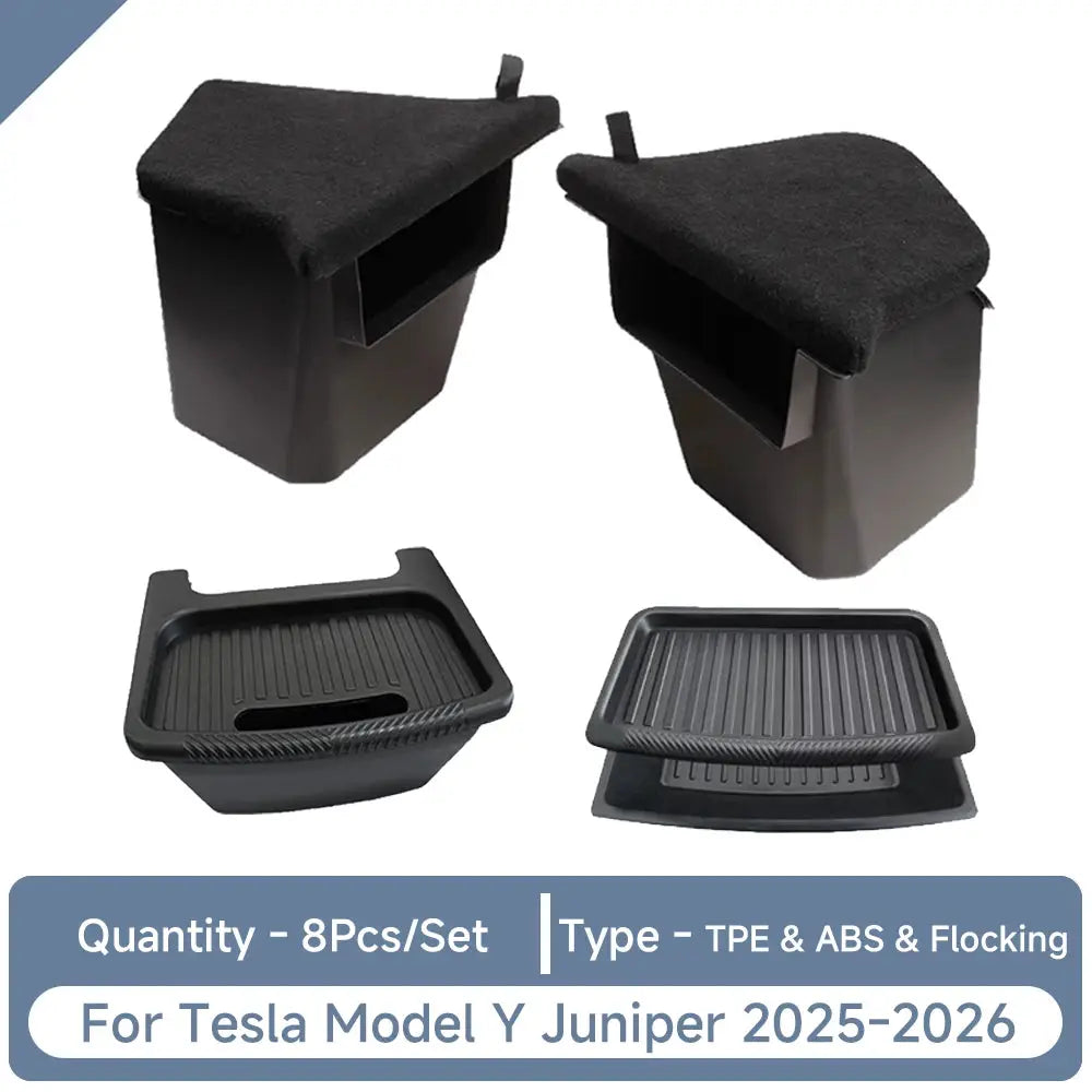 For Tesla Model Y Juniper Accessories Storage Box Set Trunk Seat Console Armrest Storage Box for Tesla Model Y Juniper 2026 2025 from PriceLows™