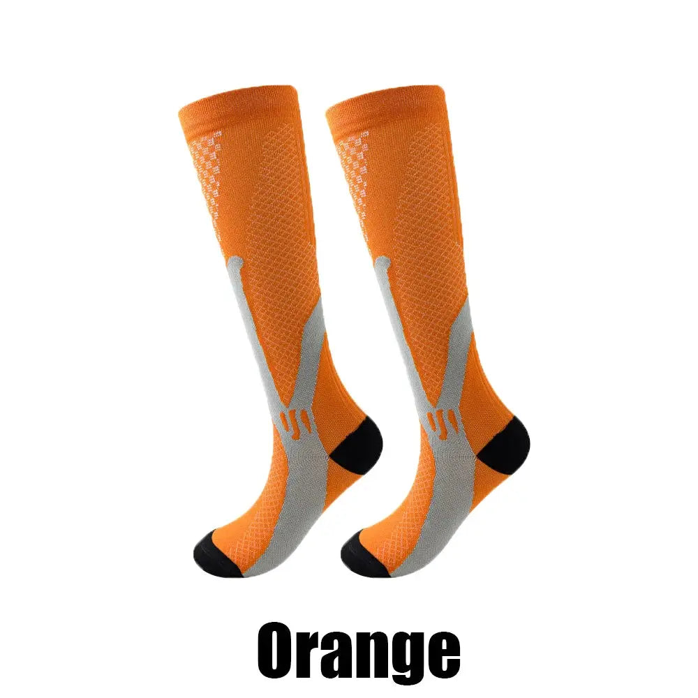 Compression Socks | Crew Height | Unisex Athletic | Graduated Support