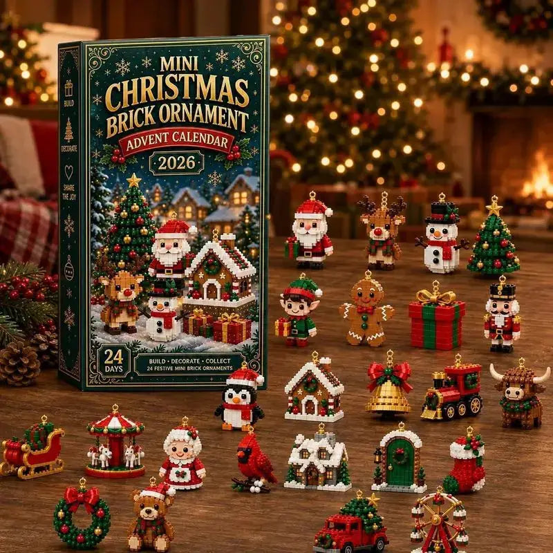 Christmas Advent Calendar Mini Building Blocks | 24 Day Countdown | DIY Assembly