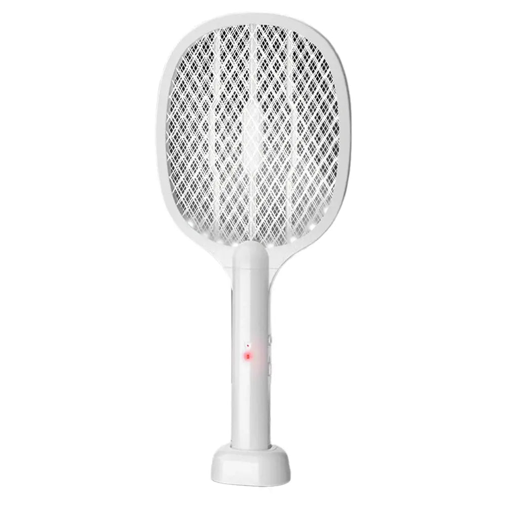 Handheld Electric Fly Swatter 3000V Bug Zapper Racket 2 in 1 Fly Swatter with USB Rechargeable Mosquito Killer Lamp Pest Control from PriceLows™