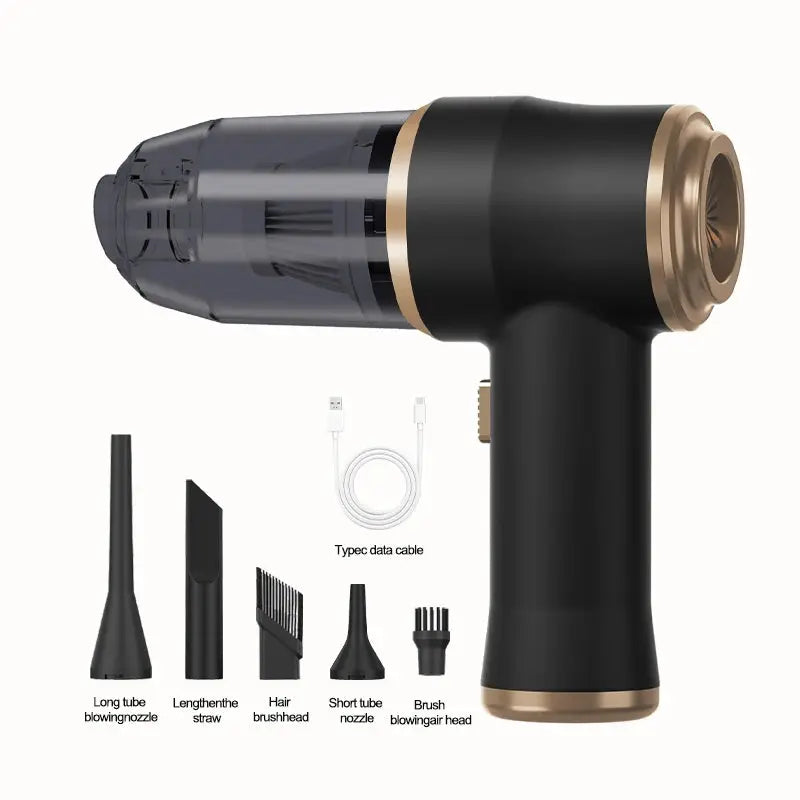 Portable cordless car vacuum cleaner, home appliance, suitable for cars, bedrooms, carpets, pet hair, high-power device from PriceLows™