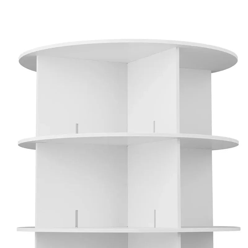 7-Tier Rotating Shoe Rack, 360° Spinning Storage Carousel, Freestanding Organizer for Bedroom, Living Room, Entryway, Closet, White from PriceLows™