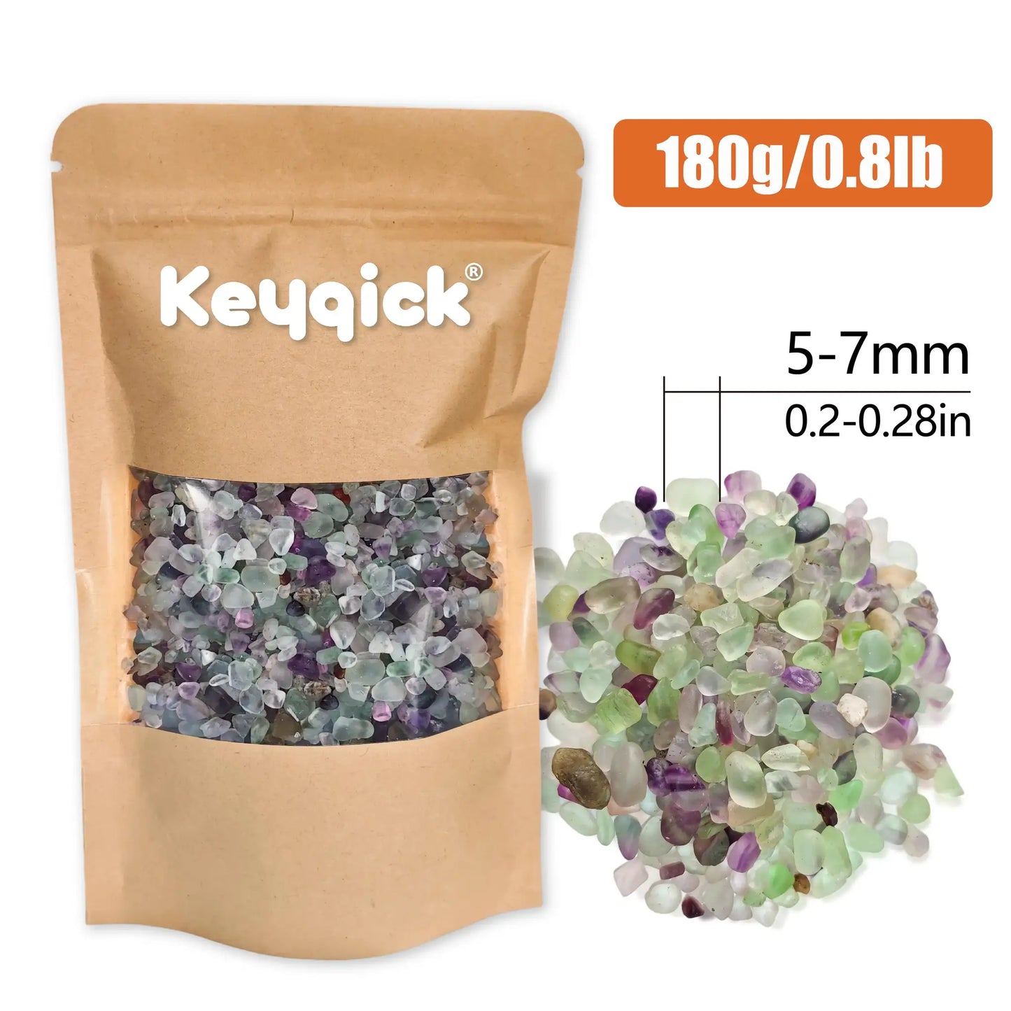 Natural Fluorite Fragments | 360g Net Weight | Rough Cut Edges | Versatile Gravel