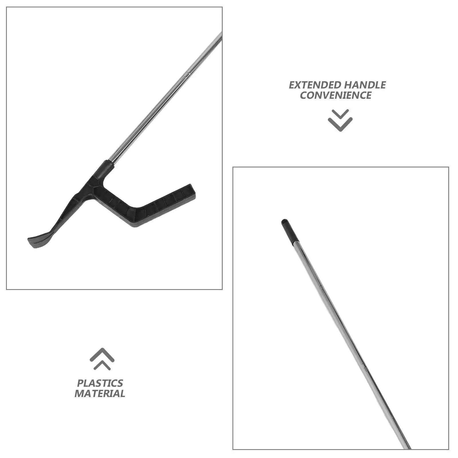 Detachable Roof Gutter Cleaning Scoop Long Handle Adjustable Roof Leaf Removal Tool Gutter Cleaner Tool for Leaves Debris Fall from PriceLows™