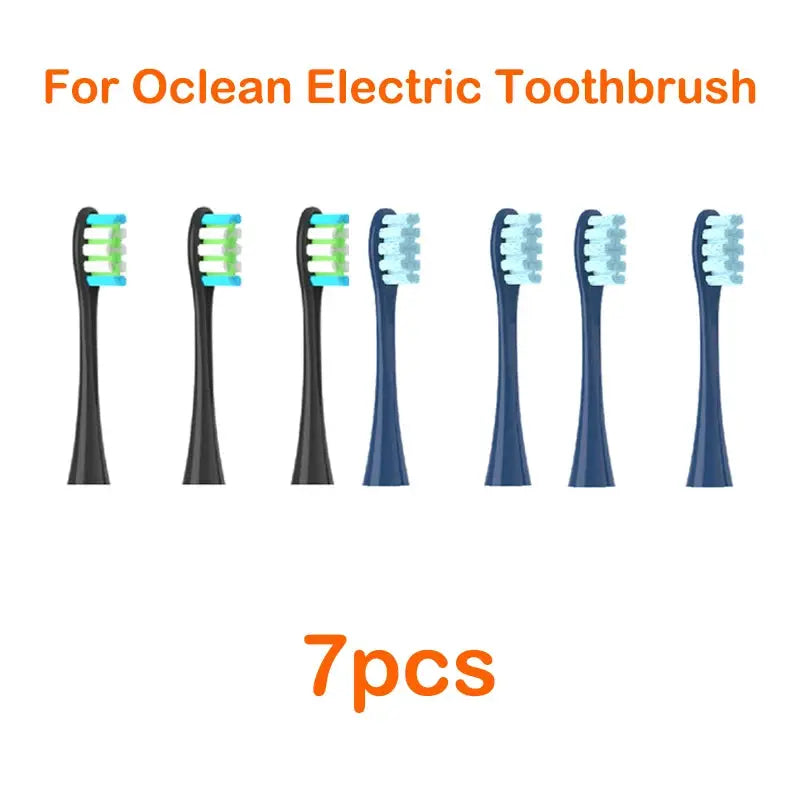 For Oclean Flow/X/ X PRO/ Z1/ F1/ One/ Air 2 /SE Brush Heads Soft DuPont Sonic Toothbrush Vacuum Bristle 7pcs Replacement Heads from PriceLows™