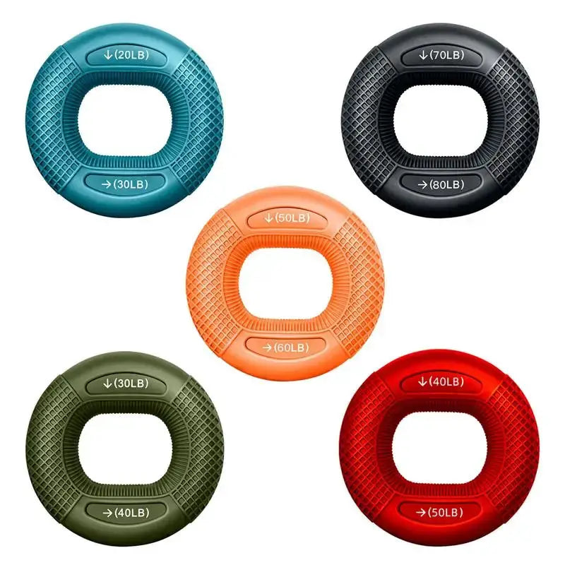 Silicone Finger Gripper Ring | Hand Muscle Strengthener | Wrist Exerciser