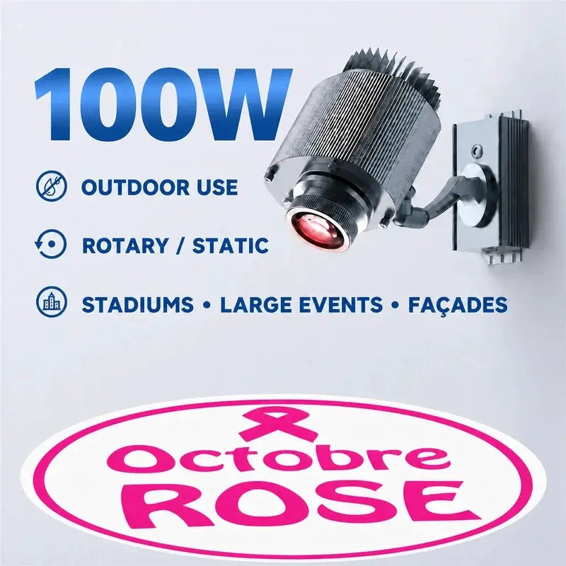 Gobo Projector Light | Waterproof Outdoor | Rotating LED Focus | Custom Sets