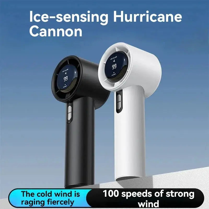 Lenovo Handheld Fan | 100 Speed USB Rechargeable | Wall Mounted
