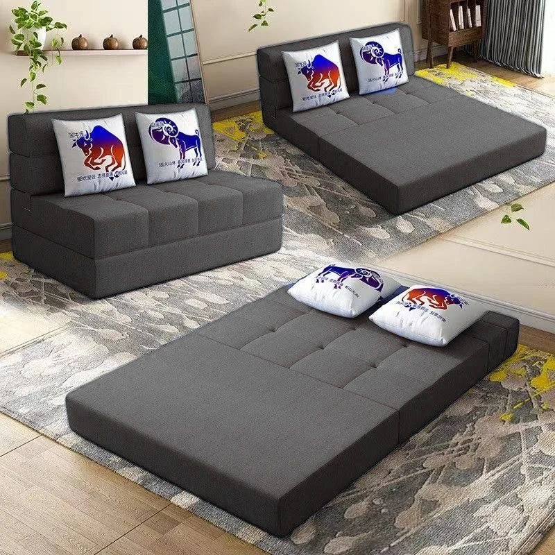 Sofa | Sponge Filling | Hemp Fabric | Single, Double, Triple