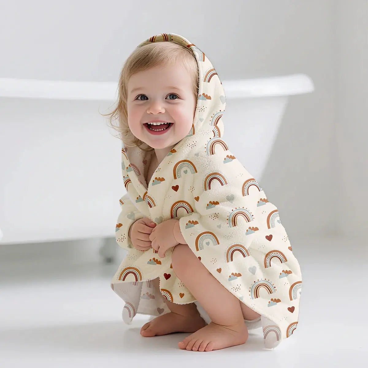 Kids Hooded Towel | Soft Polyester | Large Size | Cartoon Print