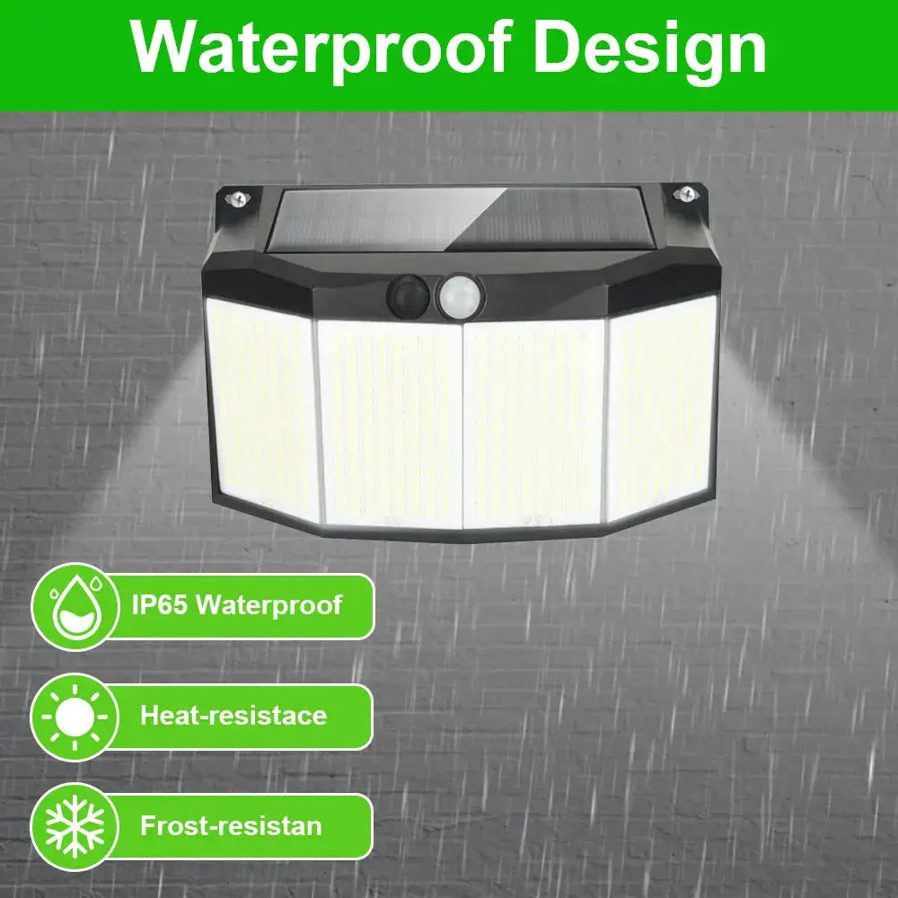 576 LED Solar Power Light Motion Sensor Outdoor Waterproof 3 Mode Security Spotlight for Outside Pathway Yard Garden Garage Lamp from PriceLows™