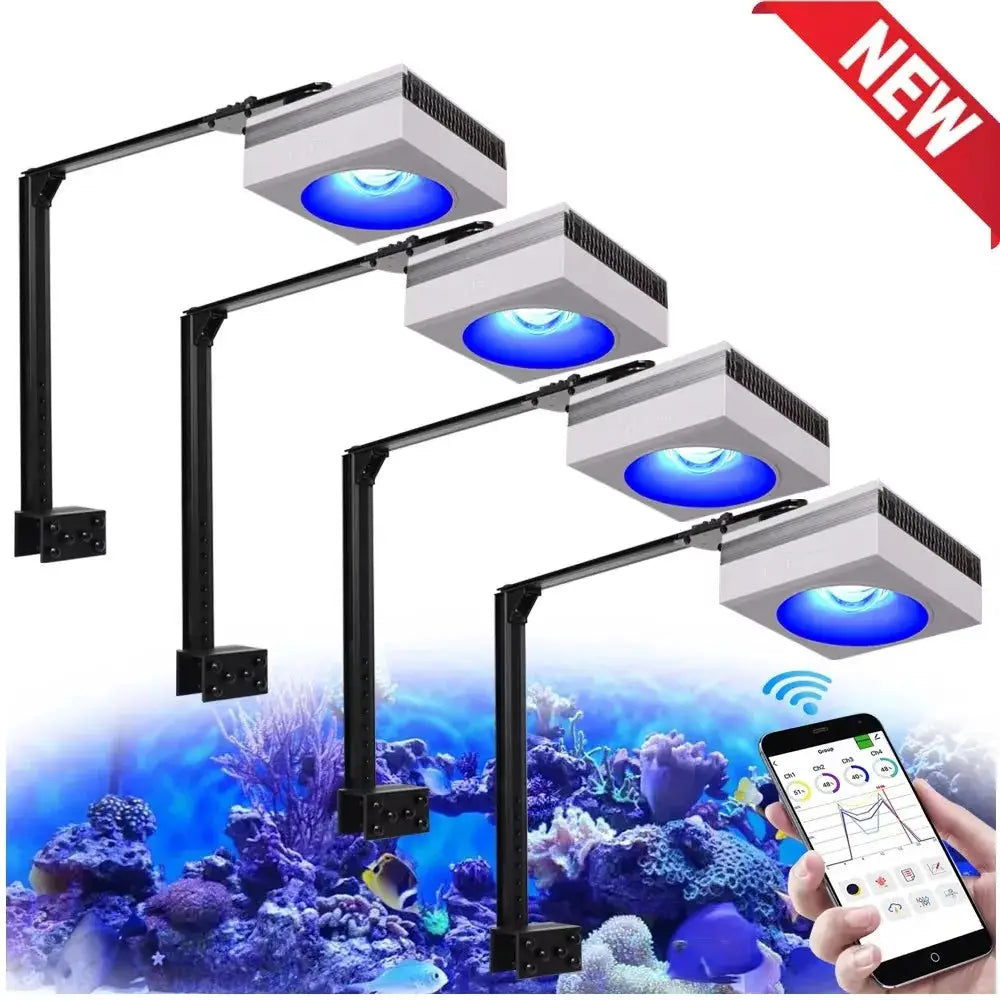LED Aquarium Light | 100W Full Spectrum | WiFi App Control | Reef Tank