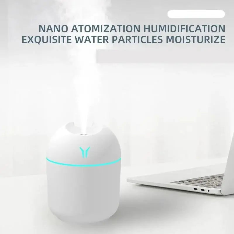 250ML USB Mini Air Humidifier Aroma Essential Oil Diffuser For Home Car Ultrasonic Mute Mist Maker Diffuser with LED Color Lamp from PriceLows™